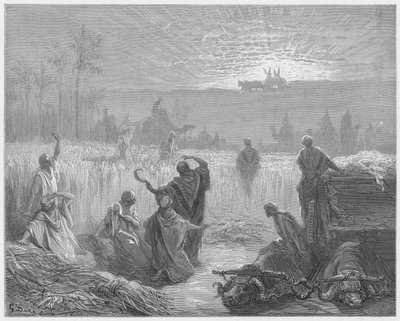 ギュスターヴ・ドール聖書：箱舟のベス・シェメシュへの帰還 作： Gustave Dore